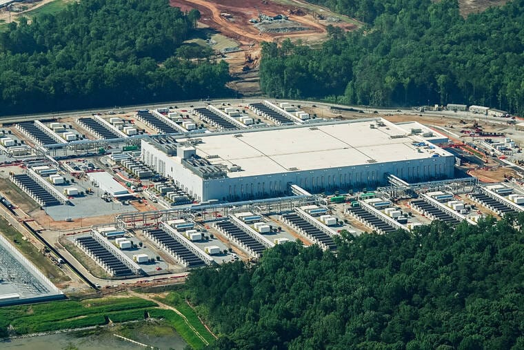 AI data center protests